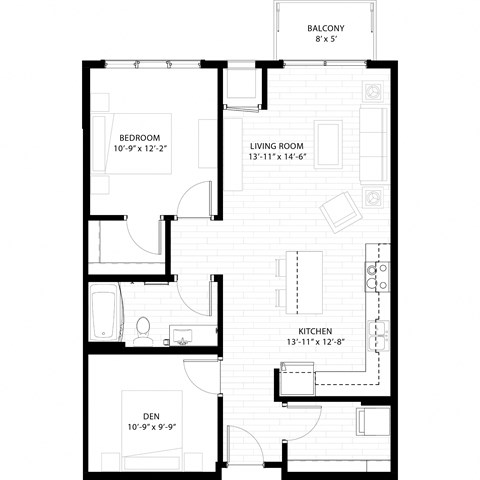 the floor plan of theoblox apartments